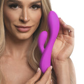 10X Flexible Silicone Rabbit - Purple
